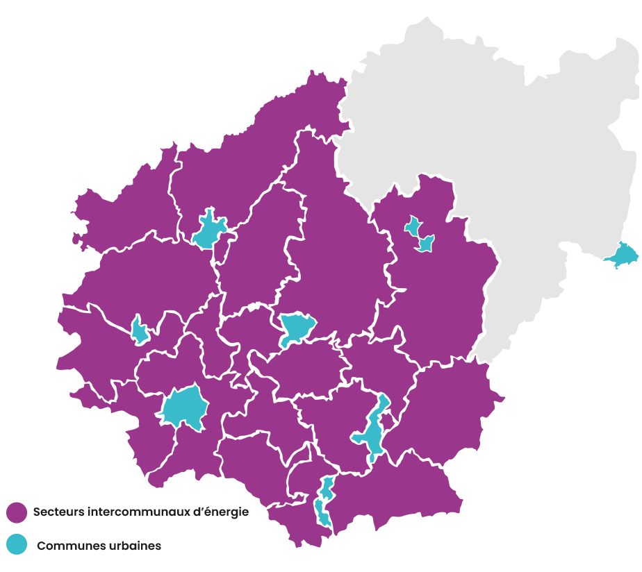 Carte des territoires du Fdee 19 